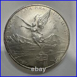 2014 Mexico Silver Libertad 1 oz. 999 Silver 1 Onza