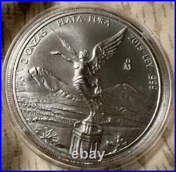 2015 2 oz Mexican Silver Libertad BU. Beautiful Coin