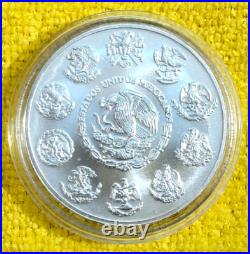 2015 2 oz Silver Libertad 2 Onzas Plata Pura Bullion Coin in Capsule Mexico Coin 2015 2 oz Silver Libertad 2 Onzas Plata Pura Bullion Coin in Capsule Mexico Coin