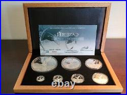 2015 7-Coin Mexican Silver Libertad Proof Set (Magnificent Seven in Wood Box)