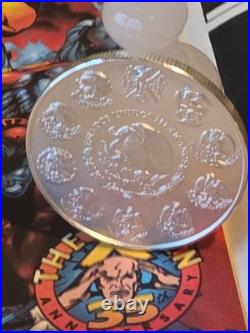 2015 Mexico 1 oz Silver Libertad 999 Fine Uncirculated Low Mint Mark ON