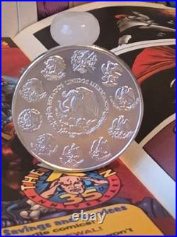 2015 Mexico 1 oz Silver Libertad 999 Fine Uncirculated Low Mint Mark ON