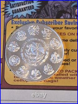 2015 Mexico 1 oz Silver Libertad 999 Fine Uncirculated Low Mint Mark ON