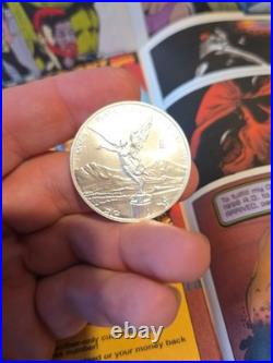 2015 Mexico 1 oz Silver Libertad 999 Fine Uncirculated Low Mint Mark ON
