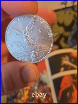 2015 Mexico 1 oz Silver Libertad 999 Fine Uncirculated Low Mint Mark ON
