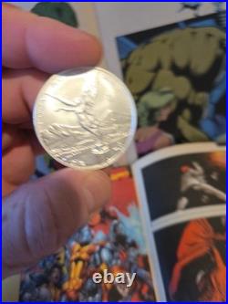 2015 Mexico 1 oz Silver Libertad 999 Fine Uncirculated Low Mint Mark ON