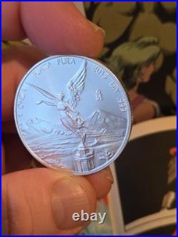 2015 Mexico 1 oz Silver Libertad 999 Fine Uncirculated Low Mint Mark ON
