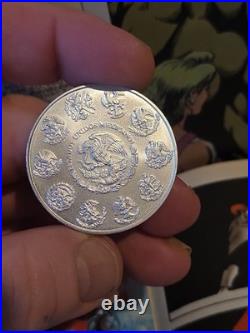 2015 Mexico 1 oz Silver Libertad 999 Fine Uncirculated Low Mint Mark ON
