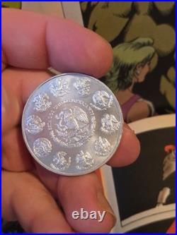 2015 Mexico 1 oz Silver Libertad 999 Fine Uncirculated Low Mint Mark ON
