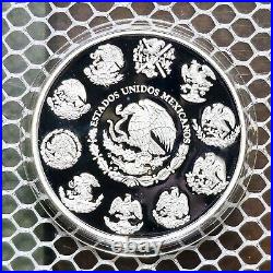 2015 Mexico 1 oz Silver Proof Libertad Plata Onza In Mint Capsule KEY DATE