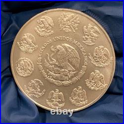 2015 Mexico 1oz Silver Libertad. 999 Fine Plata Pura in a Capsule