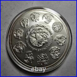 2015 Mexico 5 oz Silver Libertad. 999 Fine Silver Coin Sealed Capsule Free Ship