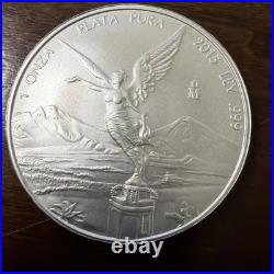 2015 Mo Mexico Libertad 1 Onza Plata Pura 1 Troy oz. 999 Fine Silver Coin BU