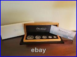 2015 Proof Mexican Silver Libertad 5-Coin Set