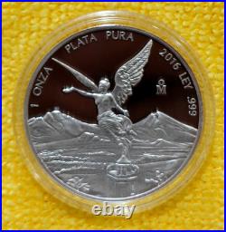 2016 1 oz Mexico Silver Libertad Proof Coin in Capsule Low Mintage 2016 1 oz Mexico Silver Libertad Proof Coin in Capsule Low Mintage