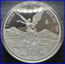 2016 5 oz Silver Mexican Libertad Proof Coin