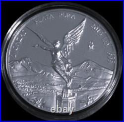 2016 Mexican Libertad Proof 2 Onzas. Fine Silver Coin 999 Sealed In Capsule 2016 Mexican Libertad Proof 2 Onzas. Fine Silver Coin 999 Sealed In Capsule
