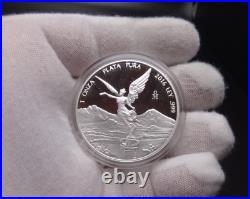 2016 Mexico 1 oz LIBERTAD PROOF in Mint Capsule. 999 Silver Coin LOW MINTAGE