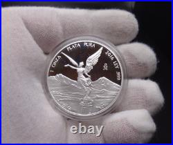 2016 Mexico 1 oz LIBERTAD PROOF in Mint Capsule. 999 Silver Coin LOW MINTAGE