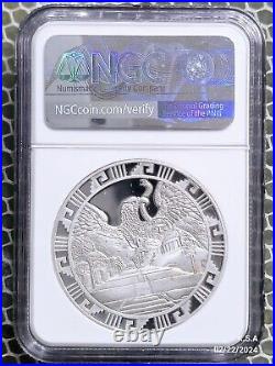 2016 Mexico 1 oz Silver Proof Mexican Elements Medal NGC PF 69 UCAM Coin Round