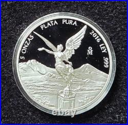 2016 Mexico 5 oz Silver Libertad Proof