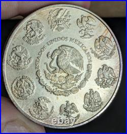 2016 Mexico Libertad Silver 1 Onza Rainbow MONSTER TONED 1 oz silver