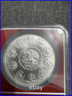 2016Mo Mexico 1 Onza. 1oz. 999 Fine Silver Libertad. NGC MS67
