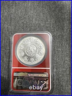2016Mo Mexico 1 Onza. 1oz. 999 Fine Silver Libertad. NGC MS67