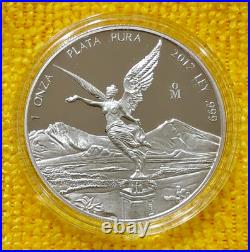 2017 1 oz Mexico Silver Libertad Proof Coin in Capsule Low Mintage