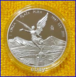 2017 1 oz Mexico Silver Libertad Proof Coin in Capsule Low Mintage