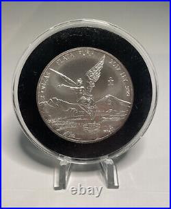 2017 2 oz Silver Mexican Libertad Coin- Low Mintage In Capsule