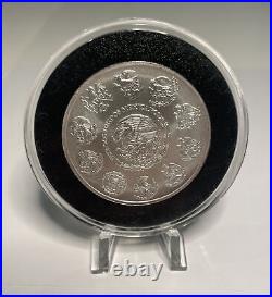 2017 2 oz Silver Mexican Libertad Coin- Low Mintage In Capsule