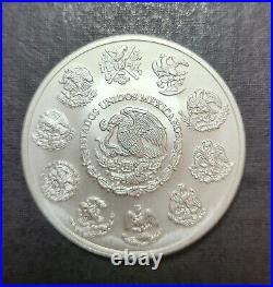 2017 BU Mexico Libertad 2 Oz. 999 Fine Silver Coin Mexican 2 Onza