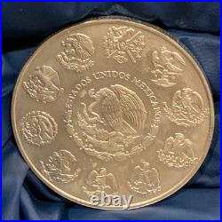 2017 Mexico 1oz Silver Libertad. 999 Fine Plata Pura in a Capsule