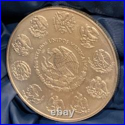 2017 Mexico 1oz Silver Libertad. 999 Fine Plata Pura in a Capsule