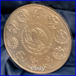 2017 Mexico 1oz Silver Libertad. 999 Fine Plata Pura in a Capsule
