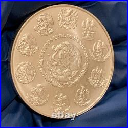 2017 Mexico 1oz Silver Libertad. 999 Fine Plata Pura in a Capsule