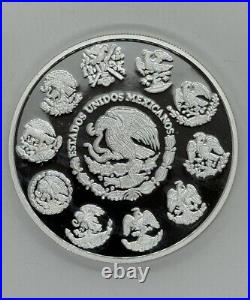 2017 Mexico 2 Onza Libertad Proof 2 oz. 999 Silver Plata Pura Gem Proof