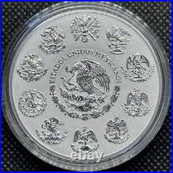 2017 Mexico 2 oz Silver Libertad Reverse Proof in Capsule Mintage of 2,000