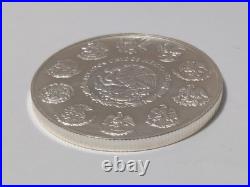 2017 Mexico Libertad 1 Oz Mounted In 2 Oz Fine Silver Bar 35th Anniversary