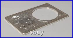 2017 Mexico Libertad 1 Oz Mounted In 2 Oz Fine Silver Bar 35th Anniversary