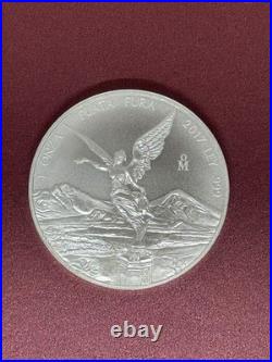2017 Mexico Libertad Plata Pura Fine Silver Coin 1 Onza oz