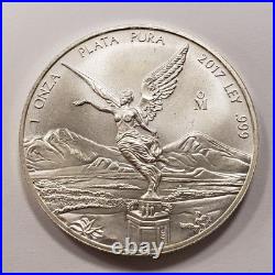 2017 Mo Mexico Libertad Onza 1 oz. 999 Silver BU SKU-U2917