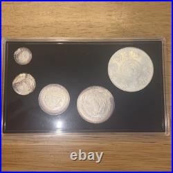 2017-Mo Mexico Silver Libertad 5 Coin Set Onza Collection Toned. 999 Silver