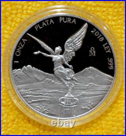 2018 1 oz Mexico Silver Libertad Proof Coin in Capsule Low Mintage 2018 1 oz Mexico Silver Libertad Proof Coin in Capsule Low Mintage