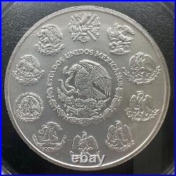 2018 2 oz. 999 Fine Silver Mexican Libertad 2 Onza Coin SKU# 2018QTY2