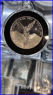 2018 2 oz Silver Mexican Libertad Proof Coin- Low Mint