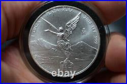 2018 Mexican Libertad 1 Troy ounce. 999 fine silver Mexico coin WOW! C222