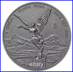 2018 Mexico 1 oz Silver Libertad Antiqued Finish COIN IN CAPSULE 2018 Mexico 1 oz Silver Libertad Antiqued Finish COIN IN CAPSULE