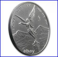 2018 Mexico 1oz Onza Silver Libertad Antiqued Antique